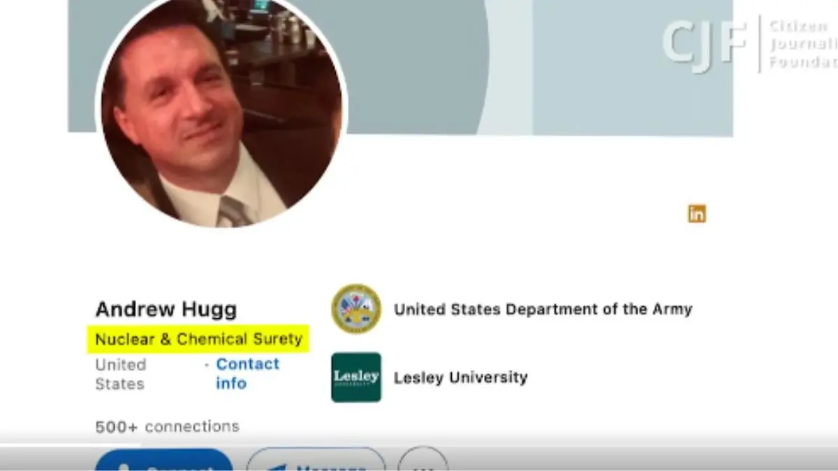 Who is Andrew Hugg? US Nuclear 'Chief' Put on Leave Over 'Sensitive' Intel Leak Who is Andrew Hugg? US Nuclear Official Put on Leave Over 'Sensitive' Intel Leak