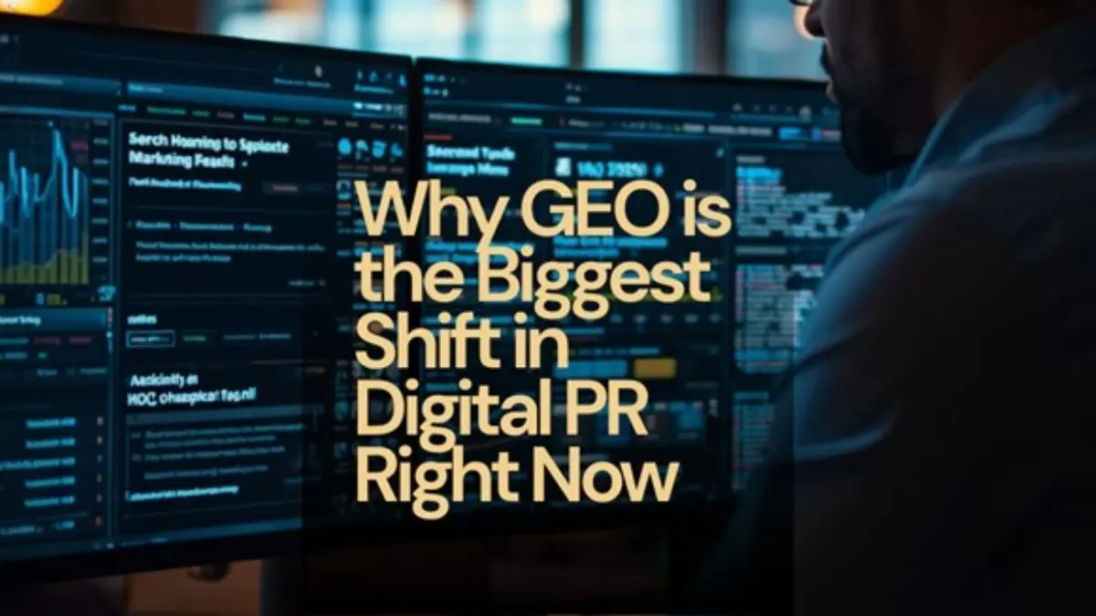 Why GEO Is The Biggest Shift In Digital PR Right Now — And What Every Brand Must Do About It Why GEO is the biggest shift in Digital PR right now — and what every brand must do about it