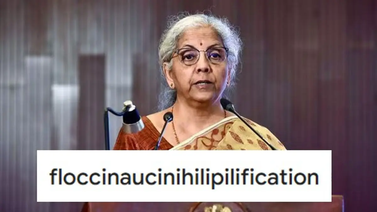 Why is Tongue Twister 'Floccinaucinihilipilification' Trending? Here's What It Means & How It Is Related To Sitharaman Defamation Case Why is Tongue Twister 'Floccinaucinihilipilification' Trending? Here's What It Means & How It Is Related To Sitharaman Defamation Case