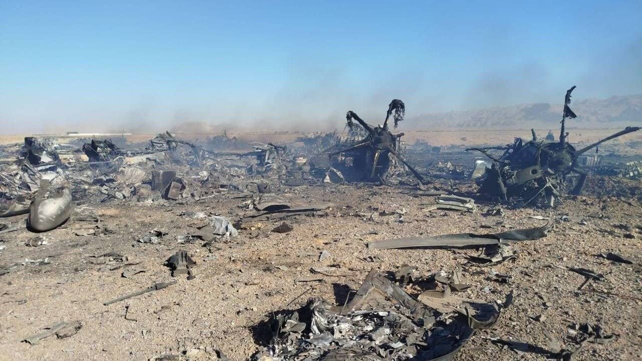 Wreckage Of Two US Black Hawks, C-130 Spotted In Isfahan | First Visuals Inside
