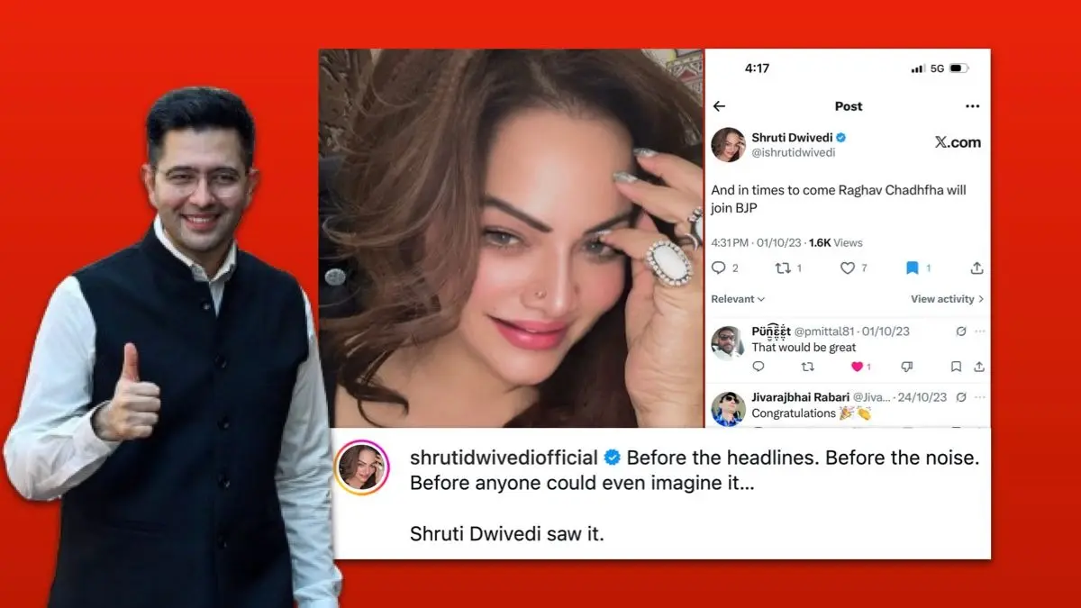 Written In The Stars? Astrologer Predicted Raghav Chadha's Defection To BJP 3 Years Ago! Written In The Stars? Astrologer Predicted Raghav Chadha's Defection To BJP 3 Years Ago!