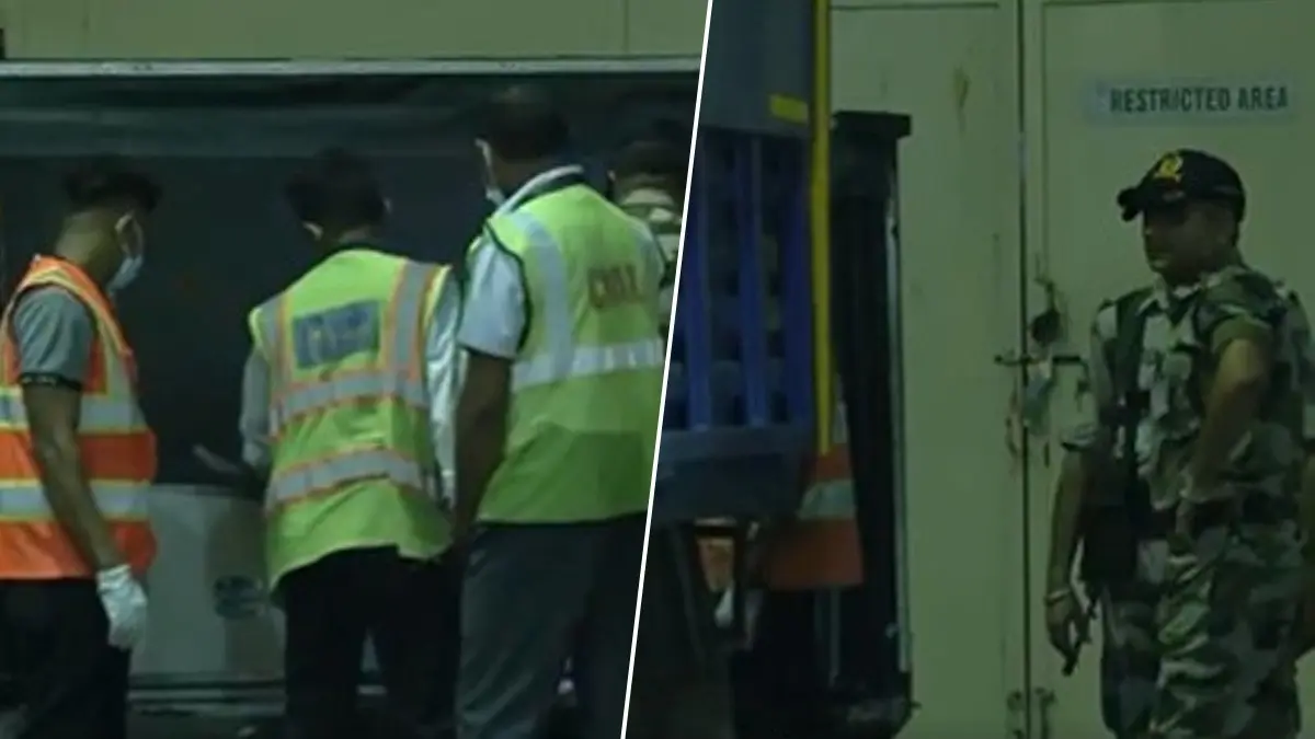 Mortal Remains of 20 Indians Arrive In India From Kuwait, Repatriation Delayed Due to West Asia Conflict X