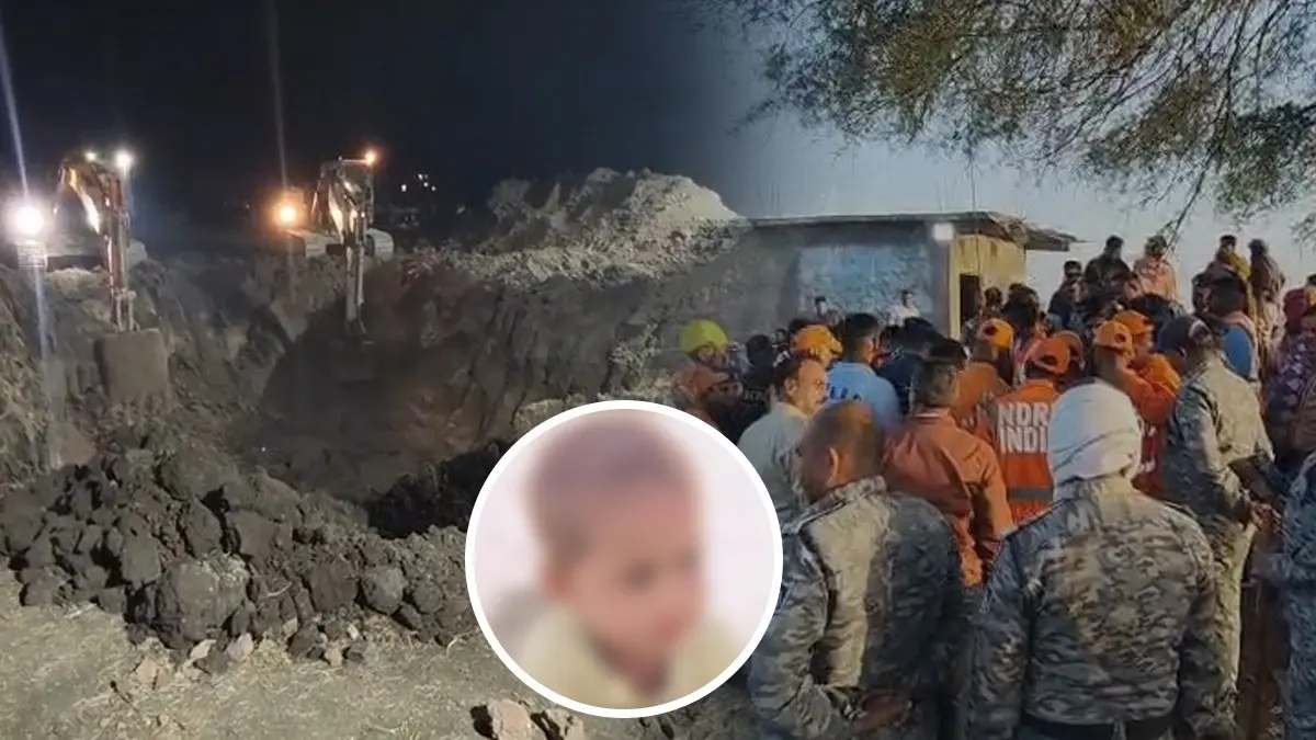 3-Year-Old Toddler Trapped In Ujjain's Borewell, Emergency Teams Scramble for Rescue X