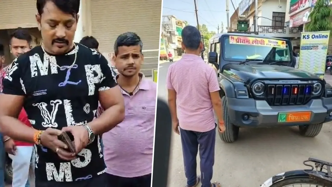 VIP Culture? BJP MLA's Son Rams Thar Into 5 People in Madhya Pradesh; Claims 'I Was Honking, Why Didn't You Move?' X