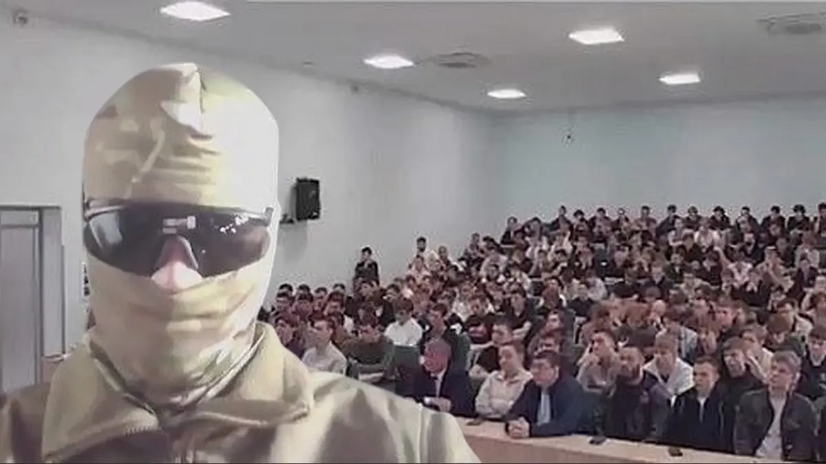'Will Have To Kill You If...': Ukrainian Soldier Disrupts Russian University Military Recruitment Event With Reality Check | WATCH X