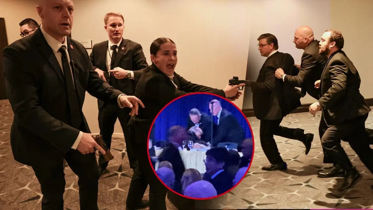 US President Trump Evacuated After Gunshots Fired At White House Correspondents' Dinner; Shooter Apprehended X