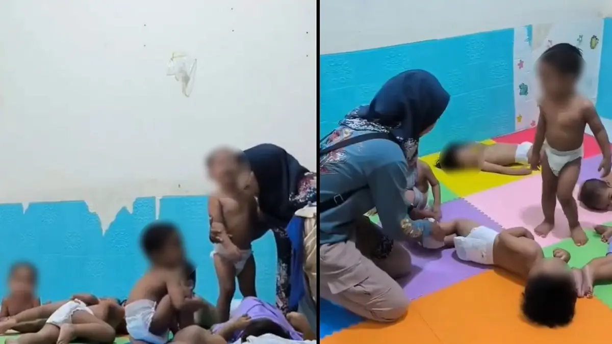 Heartbreaking Video of 53 Toddlers 'Tied, Drugged' at Indonesia Daycare Sparks Outrage, 13 Arrested x