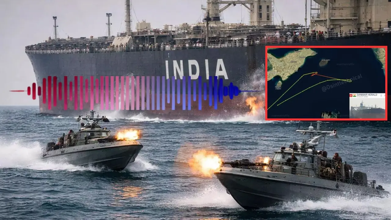 'आपने ही अनुमति दी थी और अब आप ही गोली चला रहे हैं...', स्ट्रेट ऑफ होर्मुज में फंसे भारतीय तेल टैंकर पर गोलीबारी के समय का AUDIO आया सामने You gave me clearance...Distress Audio Emerges After Indian-Flagged Tanker Fired In Strait of Hormuz