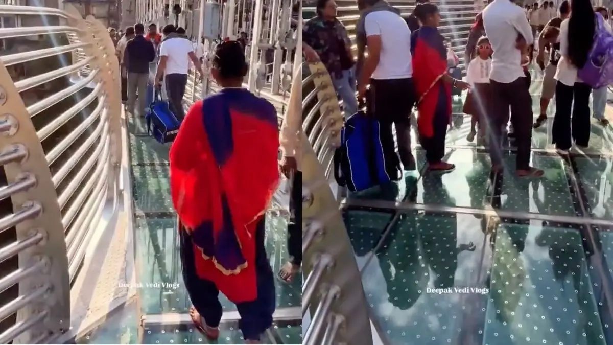 'Zero Civic Sense': People Walk on Rishikesh Glass Bridge With Heels, Heavy Trolleys | WATCH 'Zero Civic Sense': People Walk on Rishikesh Glass Bridge With Heels, Heavy Trolleys | WATCH