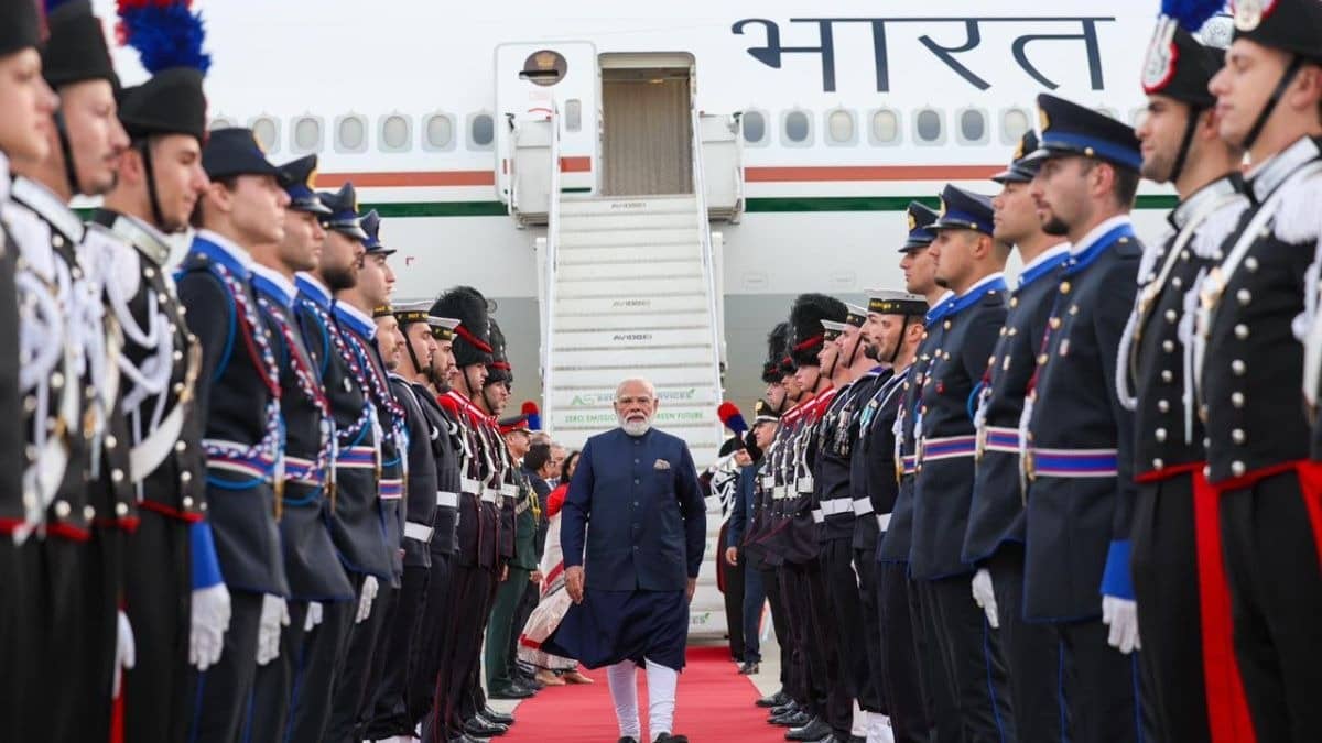 5-Nation Tour LIVE: PM Modi Lands In Rome, Italian PM Meloni Extends Heartfelt Welcome To PM Modi In Italy