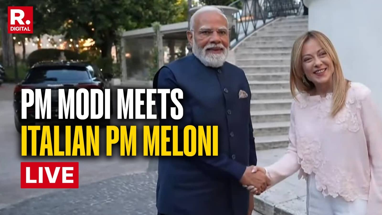 5-Nation Tour LIVE: PM Narendra Modi Meets Italian Prime Minister Giorgia Meloni in Rome, Italy