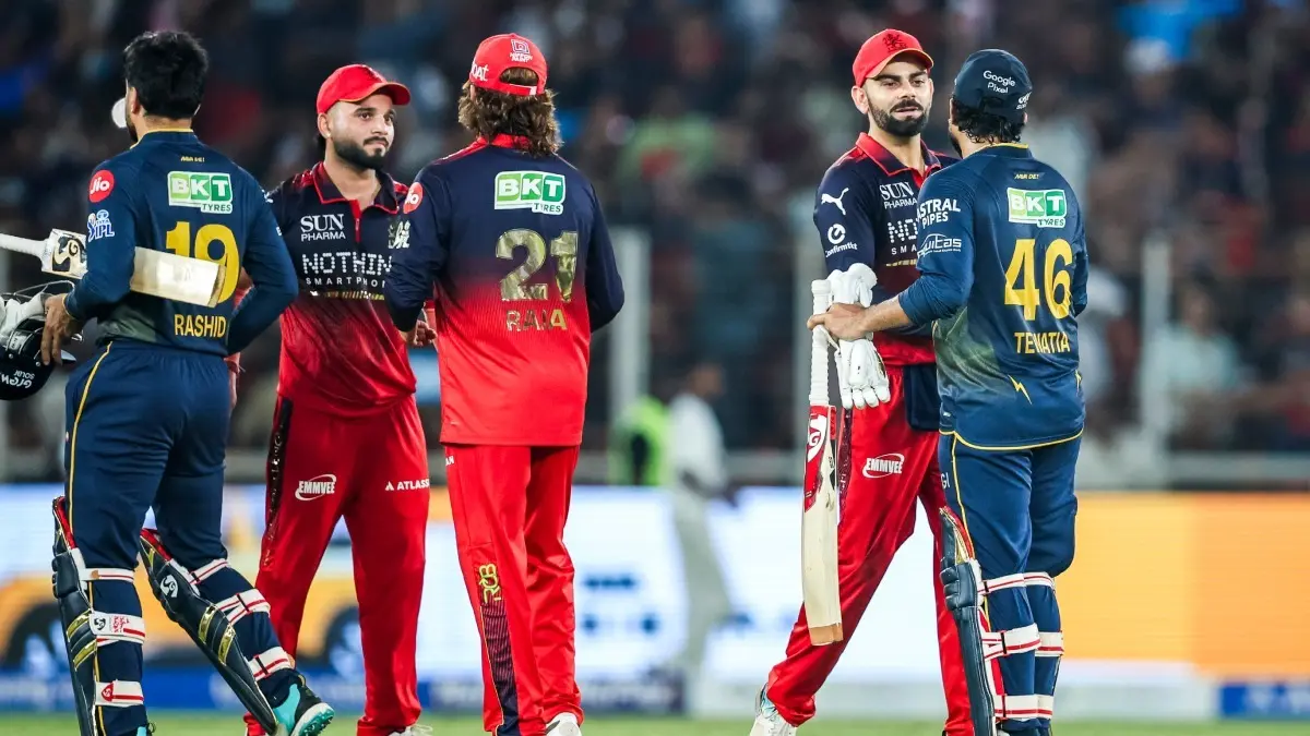 RCB vs GT, IPL 2026 LIVE Streaming Details: When And Where to Watch Royal Challengers Bengaluru vs Gujarat Titans Qualifier 1 Match? A glimpse of the match between RCB and GT