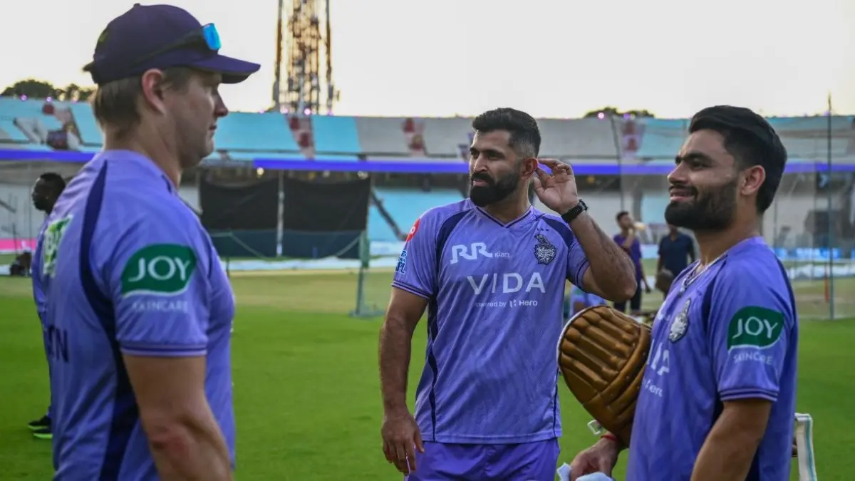 From Struggles to Hope! Abhishek Nayar Explains KKR's IPL 2026 Resurgence Ahead of Must Win Clash Against Delhi Capitals Abhishek Nayar in a conversation with Shane Watson and Rinku Singh