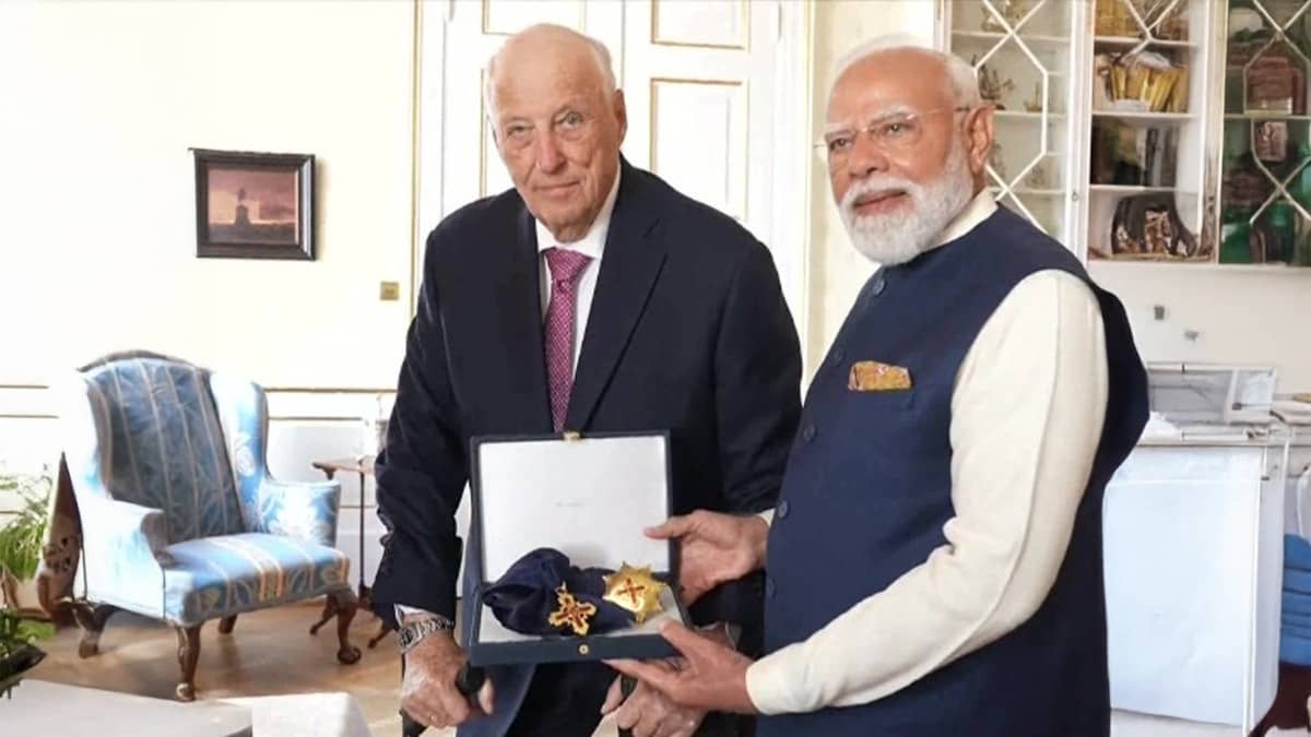 After Sweden, Norway Confers its Highest Honour, Grand Cross of the Royal Norwegian Order of Merit, on PM Modi
