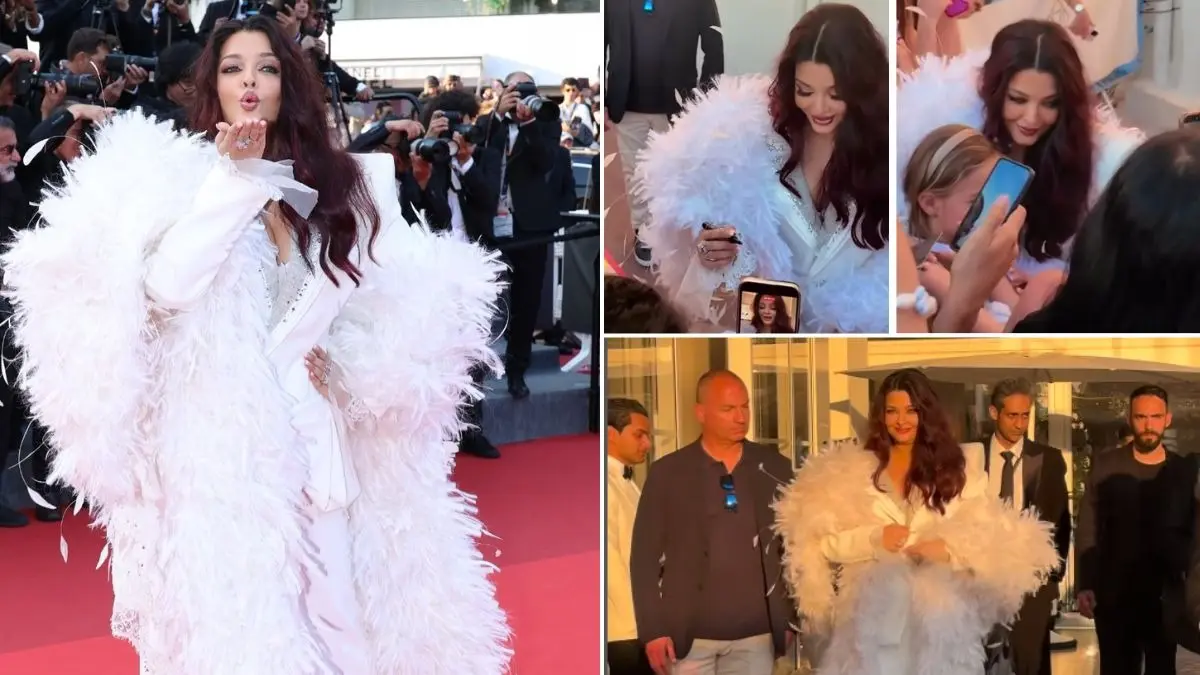 Viral Video: Aishwarya Rai Graciously Obliges Fans With Selfies And Autographs At Cannes Film Festival Aishwarya Rai viral videos