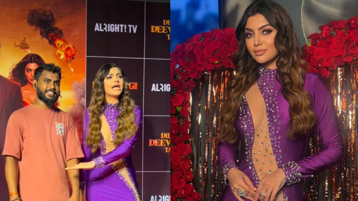 Akanksha Puri: रेड कार्पेट पर पोज दे रही थीं आकांक्षा, अचानक से आए फैन ने की ऐसी हरकत, डर गईं एक्ट्रेस, VIDEO