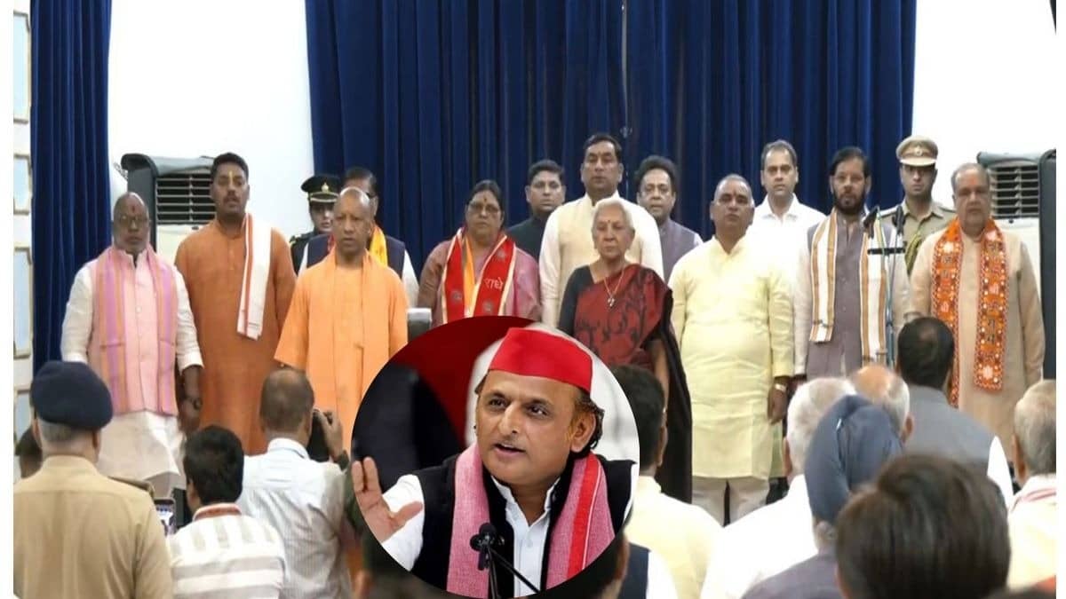 akhilesh yadav over yogi cabinet expansion