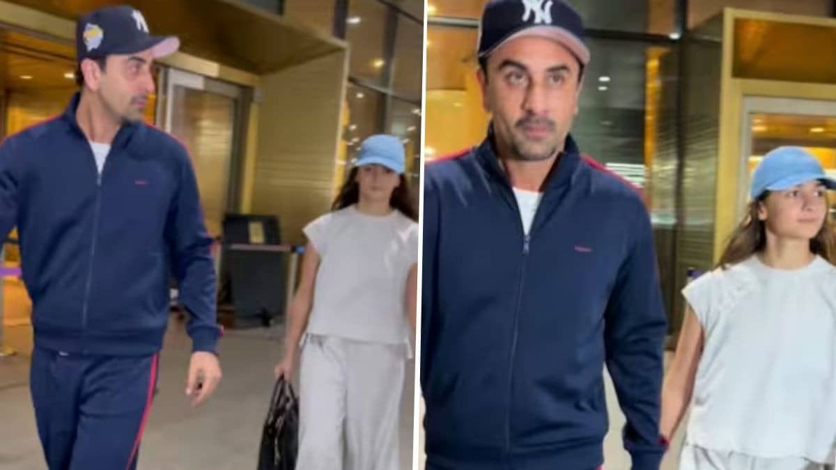 Alia Bhatt-Ranbir Kapoor at Mumbai airport
