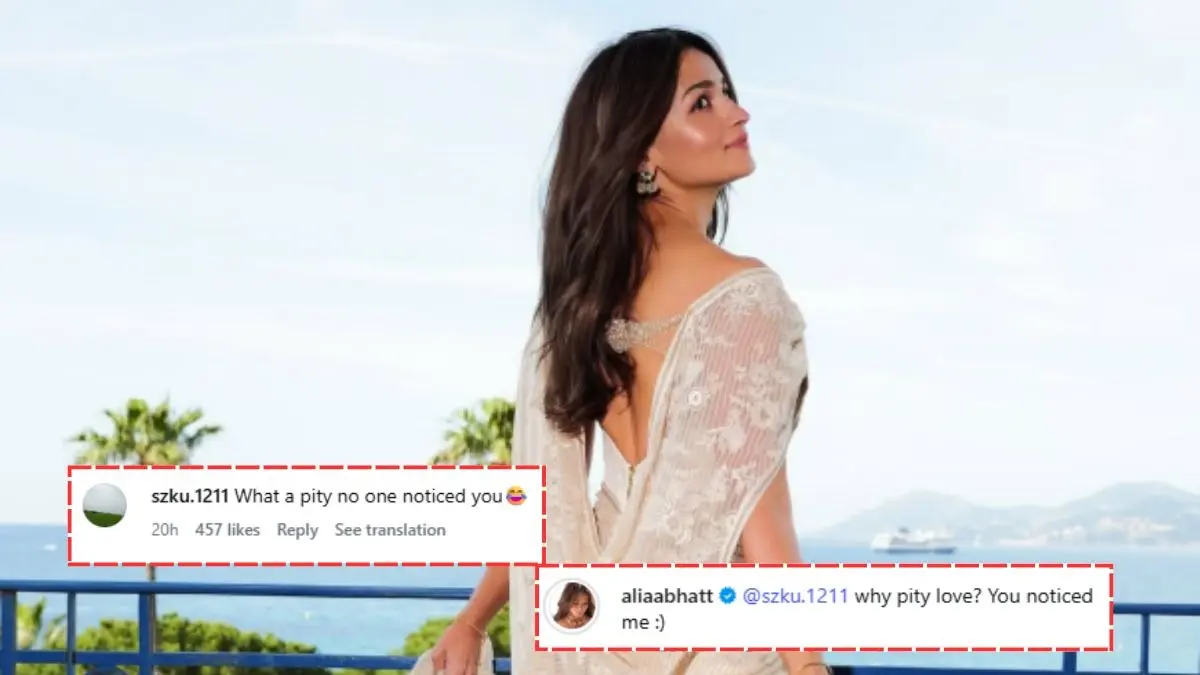 Alia Bhatt's Claps Back At Troll 'Pitying' Her For Going Unnoticed At Cannes Film Festival With A 6-Word Reply Alia's befitting reply to troll