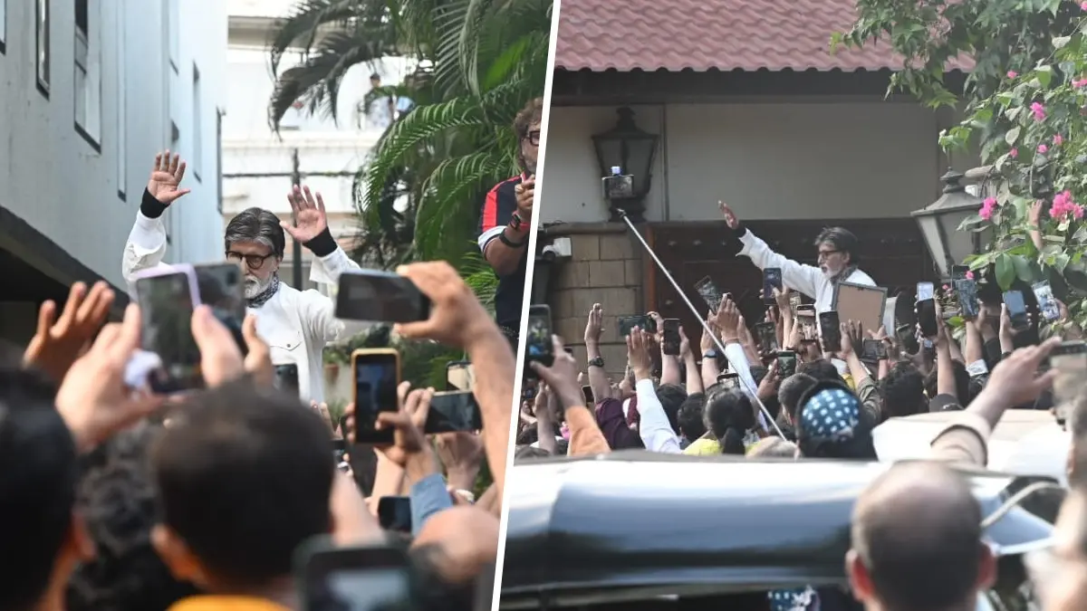 Amitabh Bachchan Keeps His Date With The Fans As Health Rumours Raise Concern | Watch Amitabh Bachchan met fans outside Jalsa amid health rumours