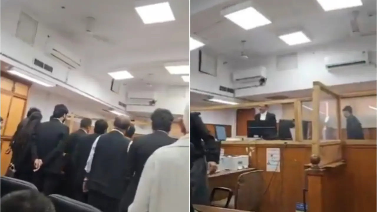 'Arey Bhai Tu Kya Kar Lega?': Video Of Heated Exchange Between Judge, Lawyer In Delhi's Rohini Court Goes Viral 'Arey Bhai Tu Kya Kar Lega?': Video Of Heated Exchange Between Judge, Lawyer In Delhi's Rohini Court Goes Viral