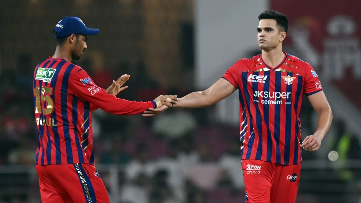 Arjun Gets Nod Of Approval From Father Sachin Tendulkar After LSG Debut: 'Cricket Tests Patience As Much As Skill' Arjun Tendulkar in action for Lucknow Super Giants