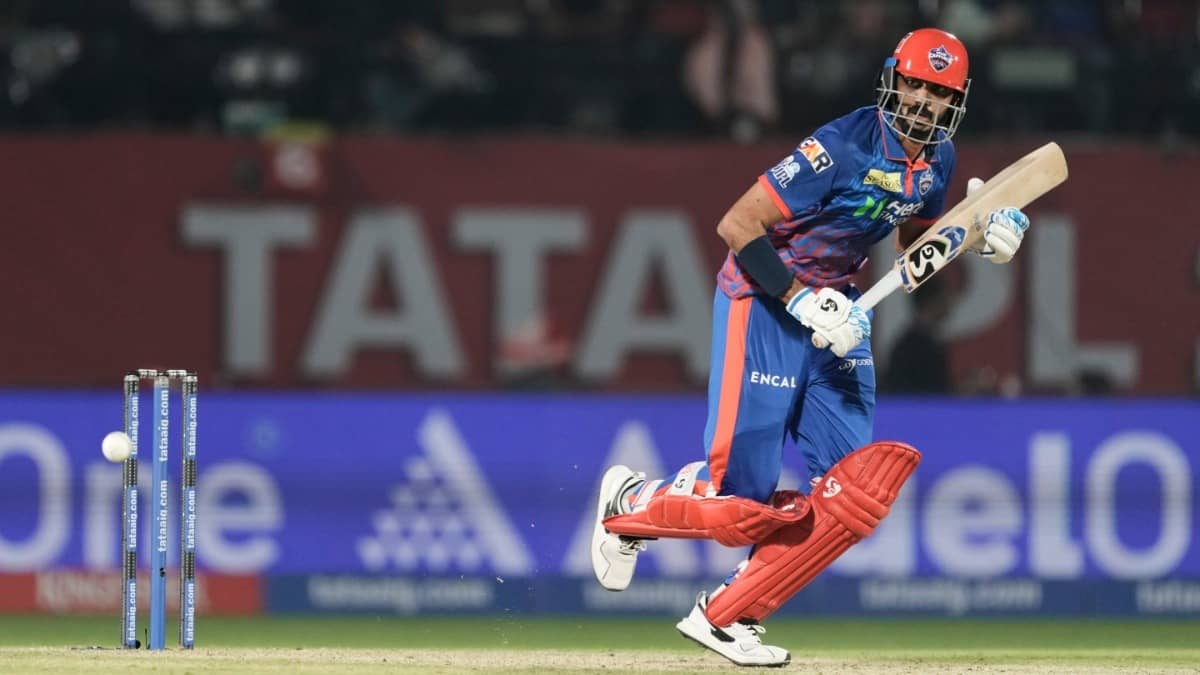 Axar Patel in action