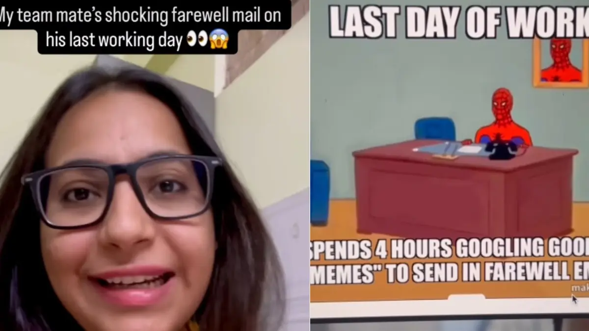 ''Not Usually One For Speeches: Bengaluru Man’s Viral Meme-Only Farewell Wins the Internet Bengaluru Man's Viral Meme-Only Farewell Email Wins the Internet