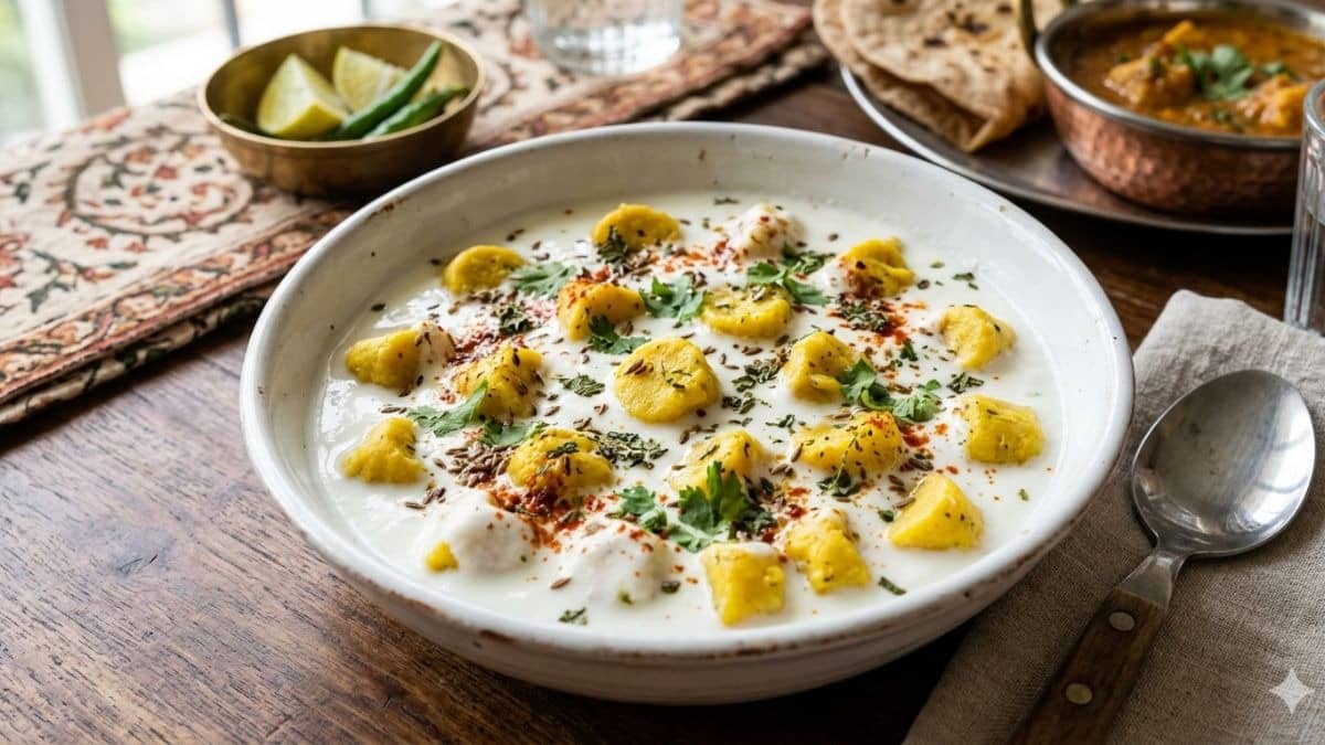 Besan Gatte Ka Raita