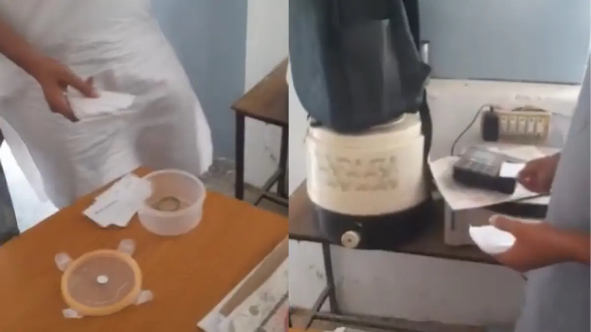 UP Madrasa Fakes Biometric Attendance System Using Plastic Cards | Watch UP Madrasa Fakes Biometric Attendance System Using Plastic Cards | Watch