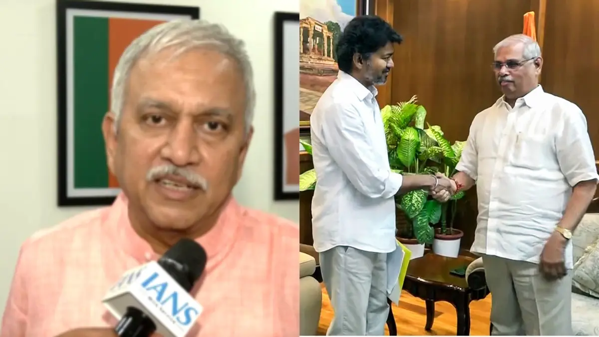 'How Can Somebody Pressure Someone? All Political Rhetorics': BJP On Vijay Facing Trouble From Governor Over Majority Mark 'How Can Somebody Pressure Someone? All Political Rhetorics': BJP On Vijay Facing Trouble From Governor Over Majority Mark