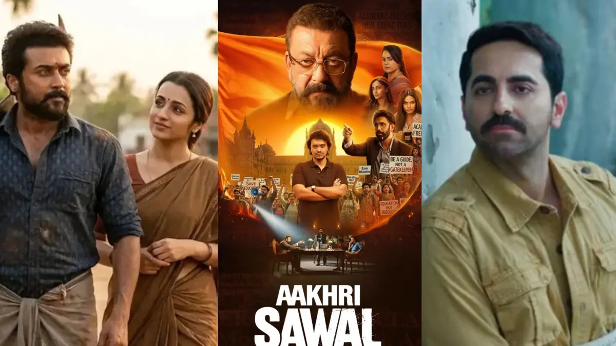 Box Office: सूर्या-तृषा कृष्णन की 'करुप्पू' ने मचाया धमाल, संजय-आयुष्मान की फिल्में पिछड़ी, बॉक्स ऑफिस पर 'कृष्णावतारम' अब भी छाई Box Office Collection