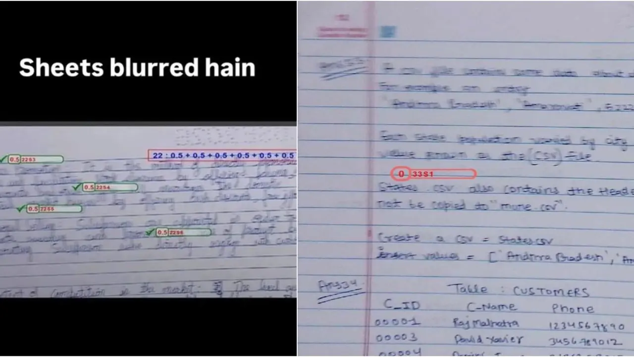 'Can You Even READ?': CBSE Students Share Pics Of Blurred Scanned Answer Sheets Amid Evaluation Row 'Can You Even READ?': CBSE Students Share Pics Of Blurred Scanned Answer Sheets Amid Evaluation Row