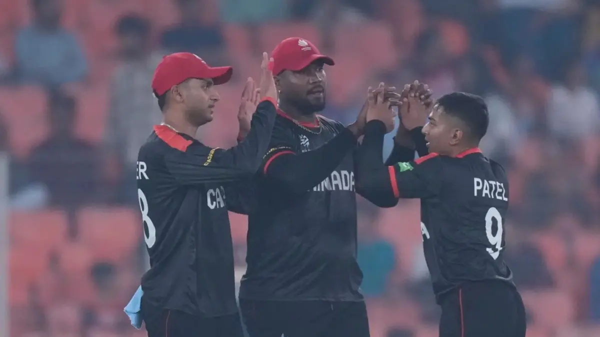 ICC Suspends Cricket Canada Funding Over Governance Concerns Canadian players celebrate a wicket