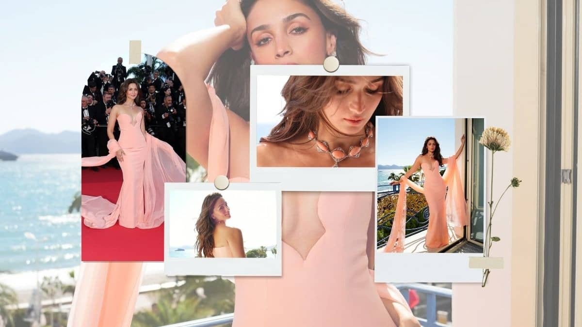 Cannes 2026: Alia Bhatt Makes A Statement On Red Carpet In A Bustier Gown With Dupatta Twist