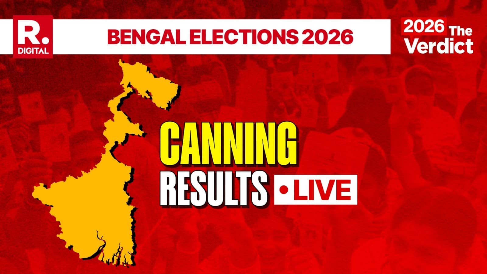 republicworld.com - Ankit Banerjee - LIVE | Canning Assembly Election Result 2026: Winner, Vote Share and Party-Wise Trends