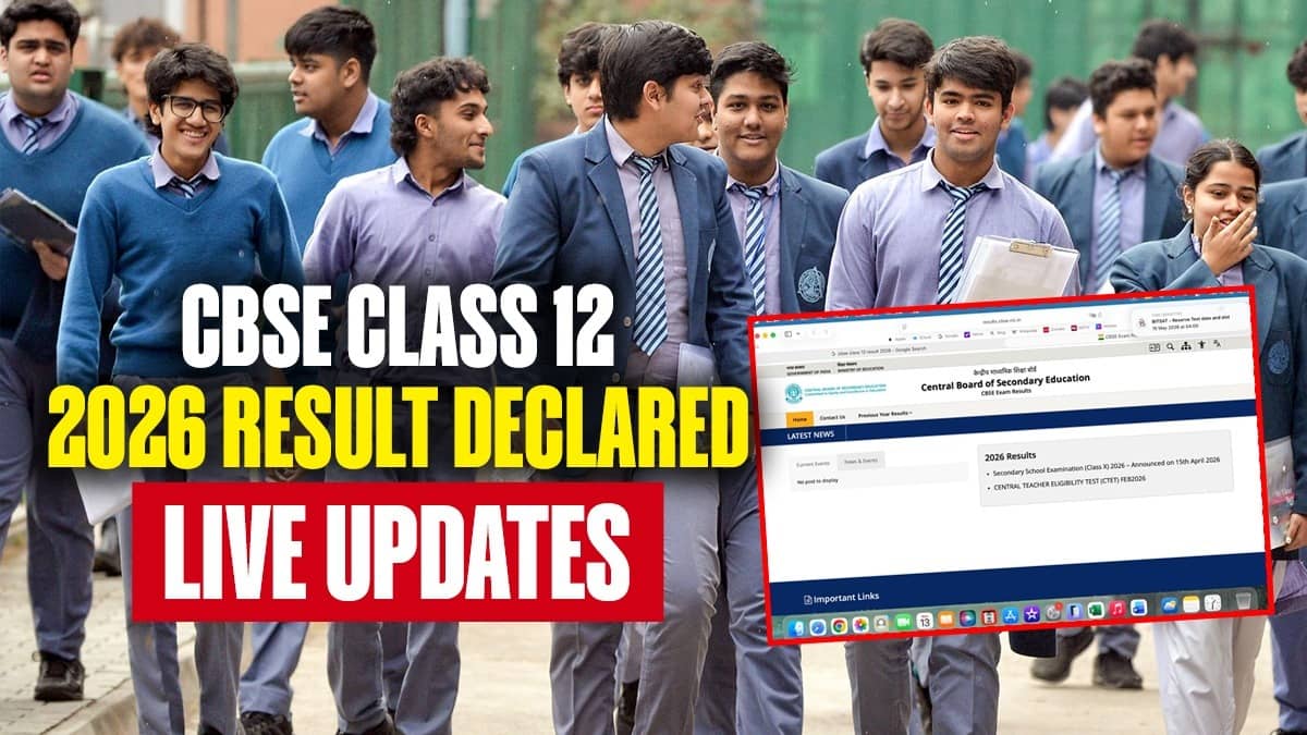 CBSE 2026 Class XII Results Out