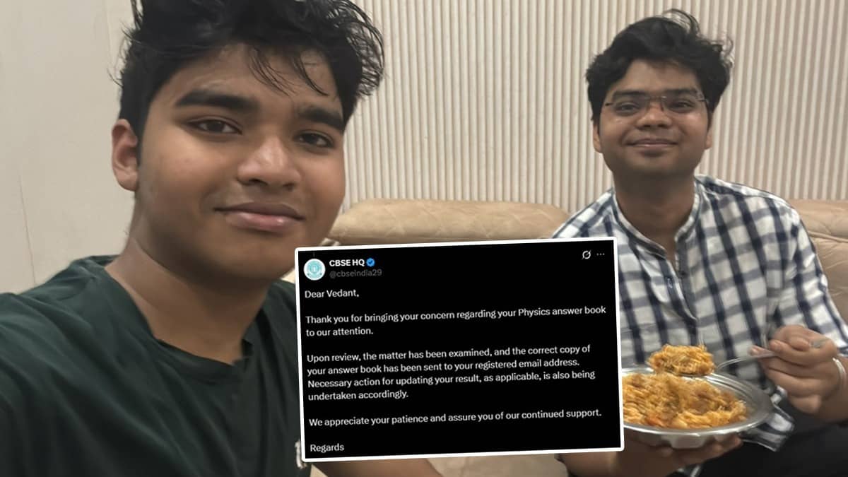 CBSE Admits Mishandling Vedan't Paper