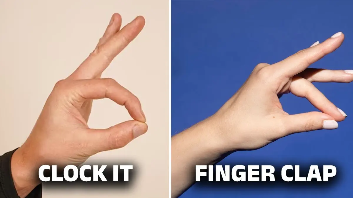 Clock It vs Finger Clap: Keep Up With Gen Z Vocabulary And Know Difference Between The Viral Signs Clock it vs finger clap