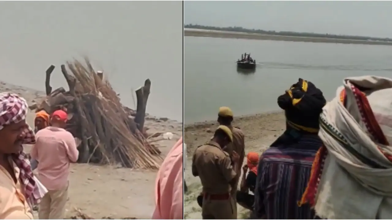Crocodile Drags Man Into Saryu River During His Mother-In-Law's Funeral Rites Crocodile Drags Man Into Saryu River During His Mother-In-Law's Funeral Rites
