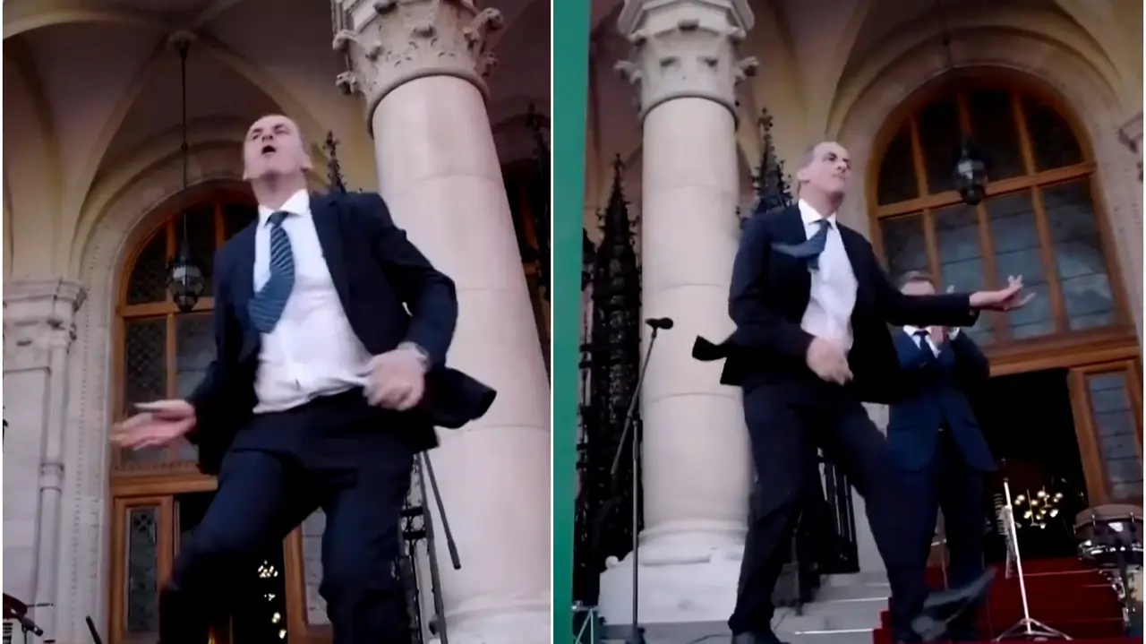 'Dancing Politician' Steals The Show As He Breaks Into Impromptu Air-Guitar Dance At Hungary PM's Swearing-In Ceremony | VIDEO 'Dancing Politician' Steals The Show As He Breaks Into Impromptu Air-Guitar Dance At Hungary PM's Swearing-In Ceremony | VIDEO