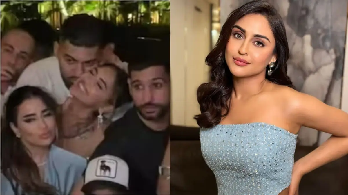 गाल पर Kiss और हुए रोमांटिक, क्रिस्टल डिसूजा का वायरल वीडियो, क्या दुबई के बिजनेसमैन एपी को कर रहीं डेट? DhurandharActress Krystle D'Souza