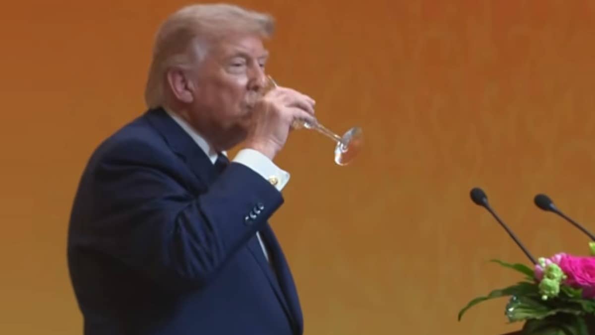 Did Donald Trump Just Break His Lifelong No-Drinking Rule To Impress Xi Jinping?