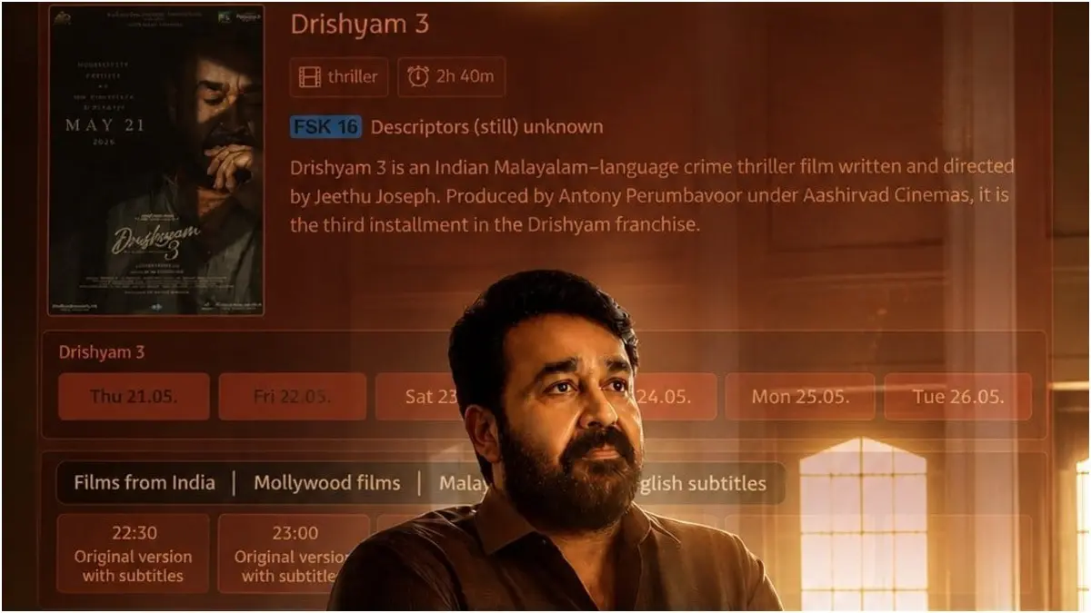 Drishyam 3 Advance Booking Collection: Mohanlal Starrer Starts Off Strong In USA, Mints $7500 Drishyam 3 will release on May 21