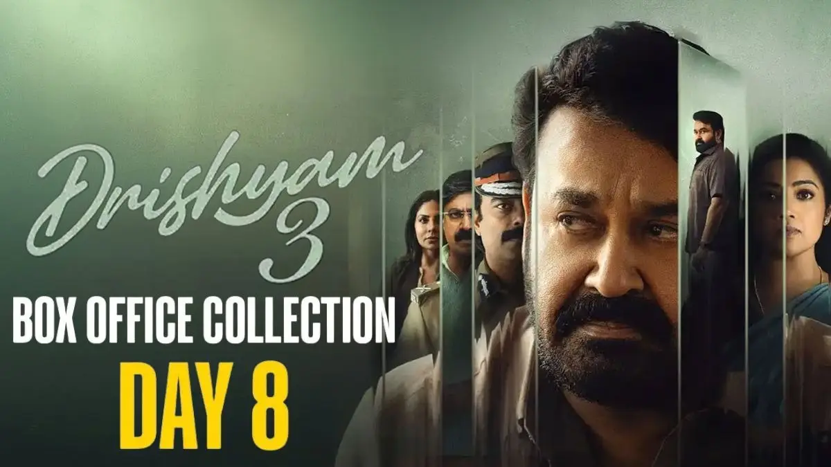 Drishyam 3 Box Office Collection Day 8: Mohanlal Starrer Registers Massive Dip In Second Dip, Mints Less Than ₹1 Cr Drishyam Box Office Collection Day 8