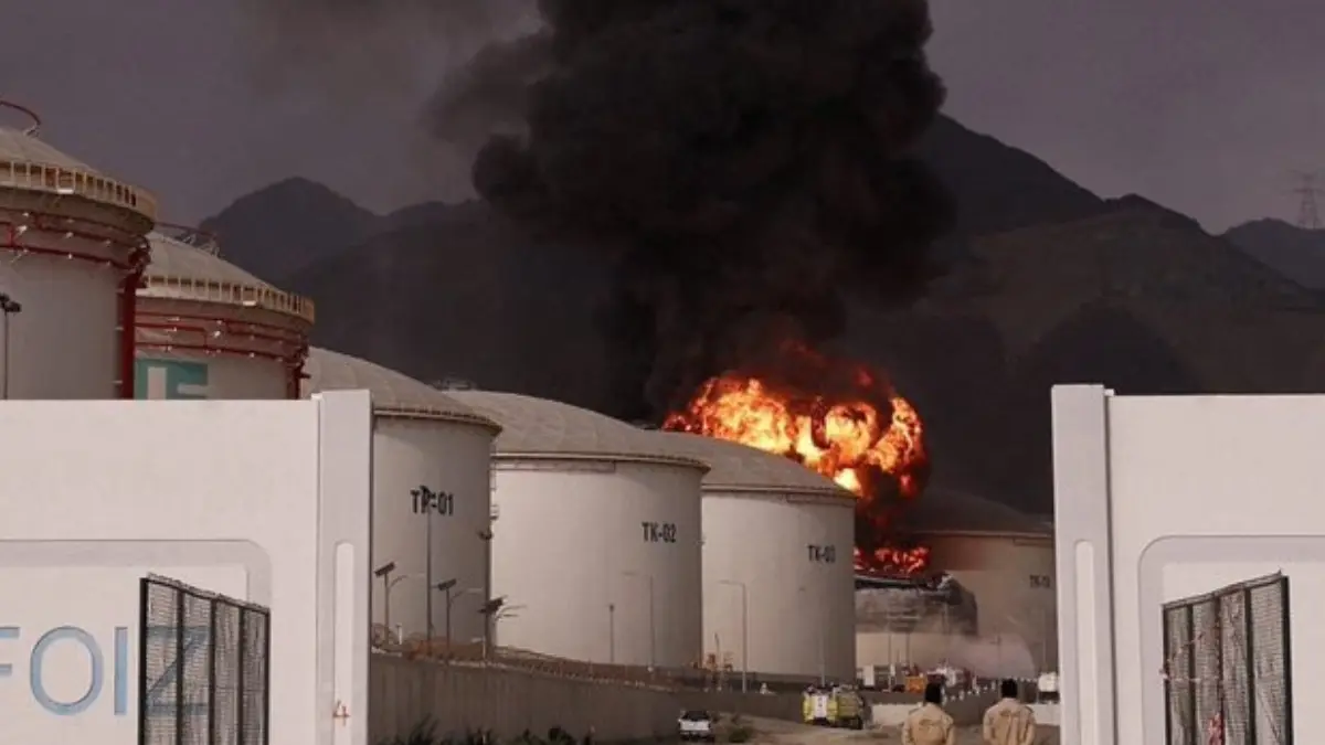 Drone Strike Sparks Fire Near Abu Dhabi’s Barakah Nuclear Power Plant Drone Strike Sparks Fire Near Abu Dhabi's Barakah Nuclear Plant