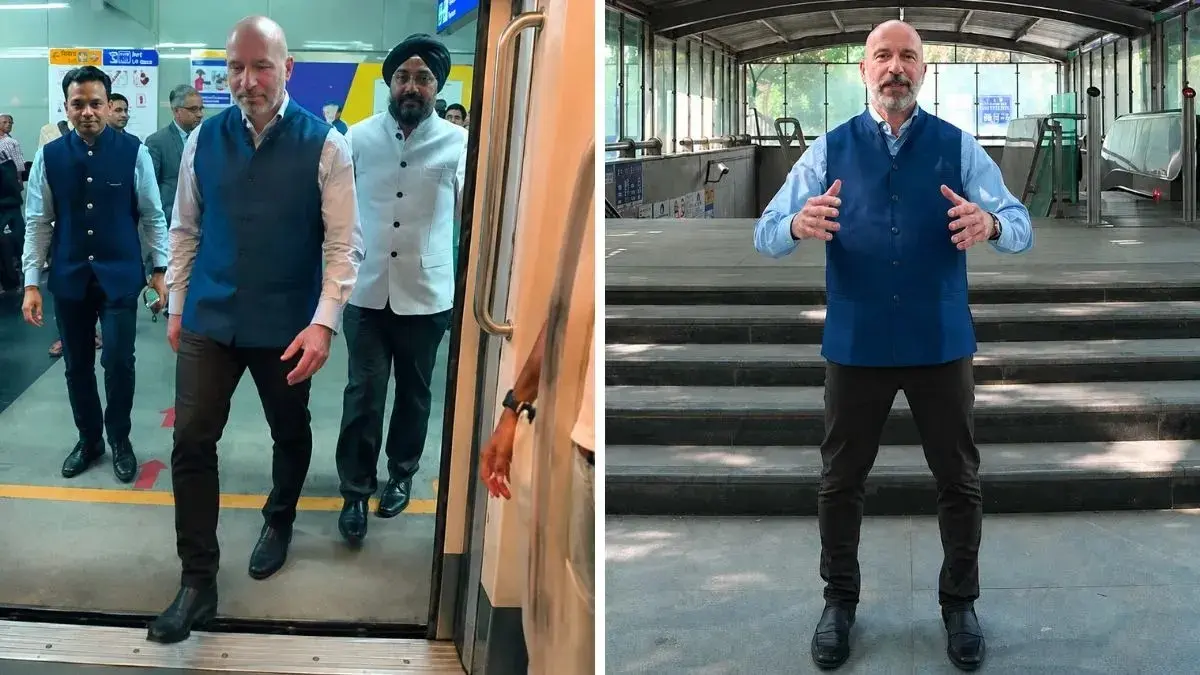 Even Uber CEO Can’t Beat Delhi Traffic? Khosrowshahi Swaps Luxury Car For Metro Ride To Jorbagh, Calls It 'Fast And Reliable' | WATCH Even Uber CEO Can’t Beat Delhi's Traffic? Khosrowshahi Swaps Luxury Car For Metro Ride To Jorbagh, Calls It 'Fast And Reliable' | WATCH