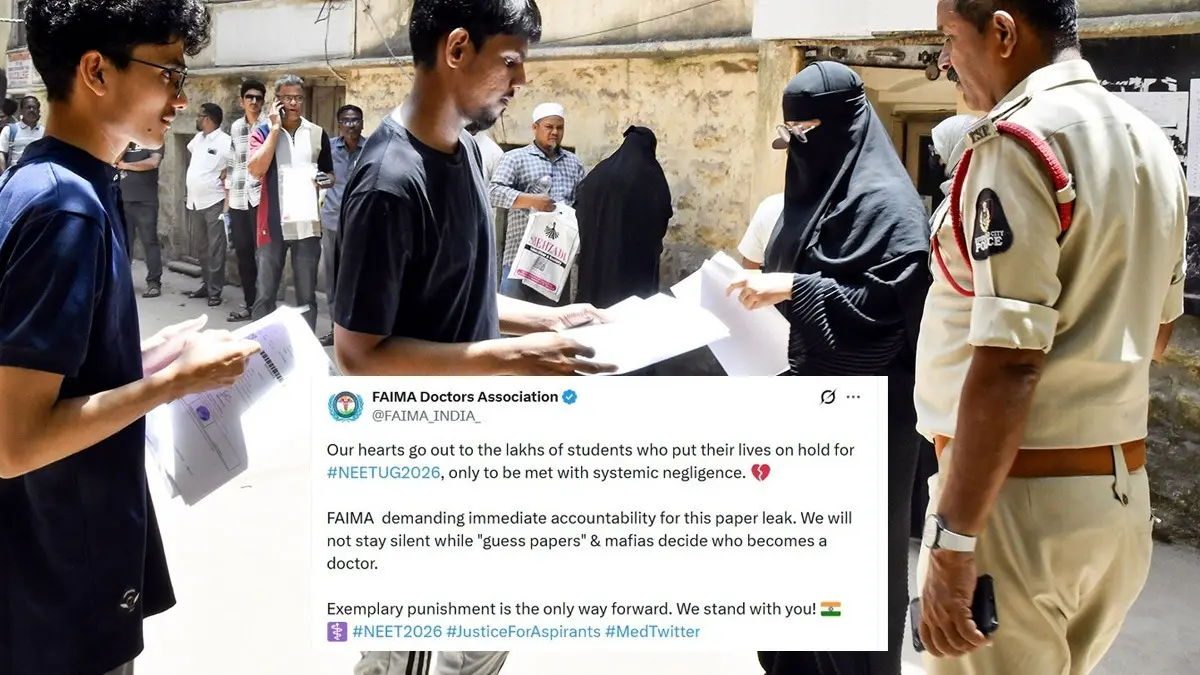 Will Not Stay Silent: FAIMA Demands Accountablity for Alleged NEET-UG 2026 Paper Leak FAIMA backs NEET-UG Students