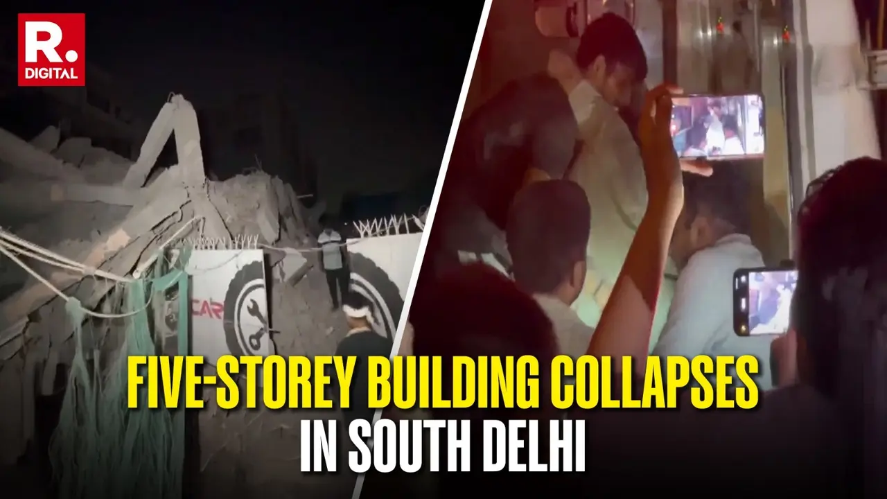 Five-Storey Building Collapses In Delhi's Saket, Many Feared Trapped | Videos Five-Storey Building Collapses In Delhi's Saket, Many Feared Trapped | Videos