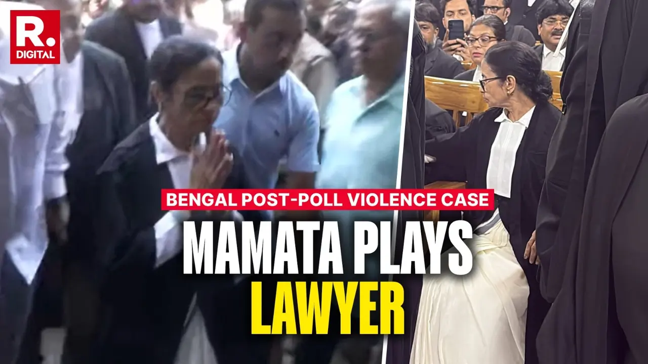 Former CM In Lawyer’s Coat? Mamata Banerjee Arrives In Calcutta High Court To Personally Argue Post-Poll Violence Case Former CM Mamata Banerjee Arrives In Calcutta High Court To Personally Argue Post-Poll Violence Case
